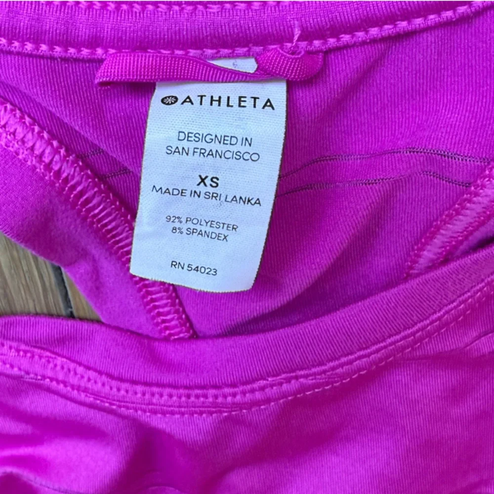 Athleta Fuchsia Racerback Tank - Picture 2 of 3